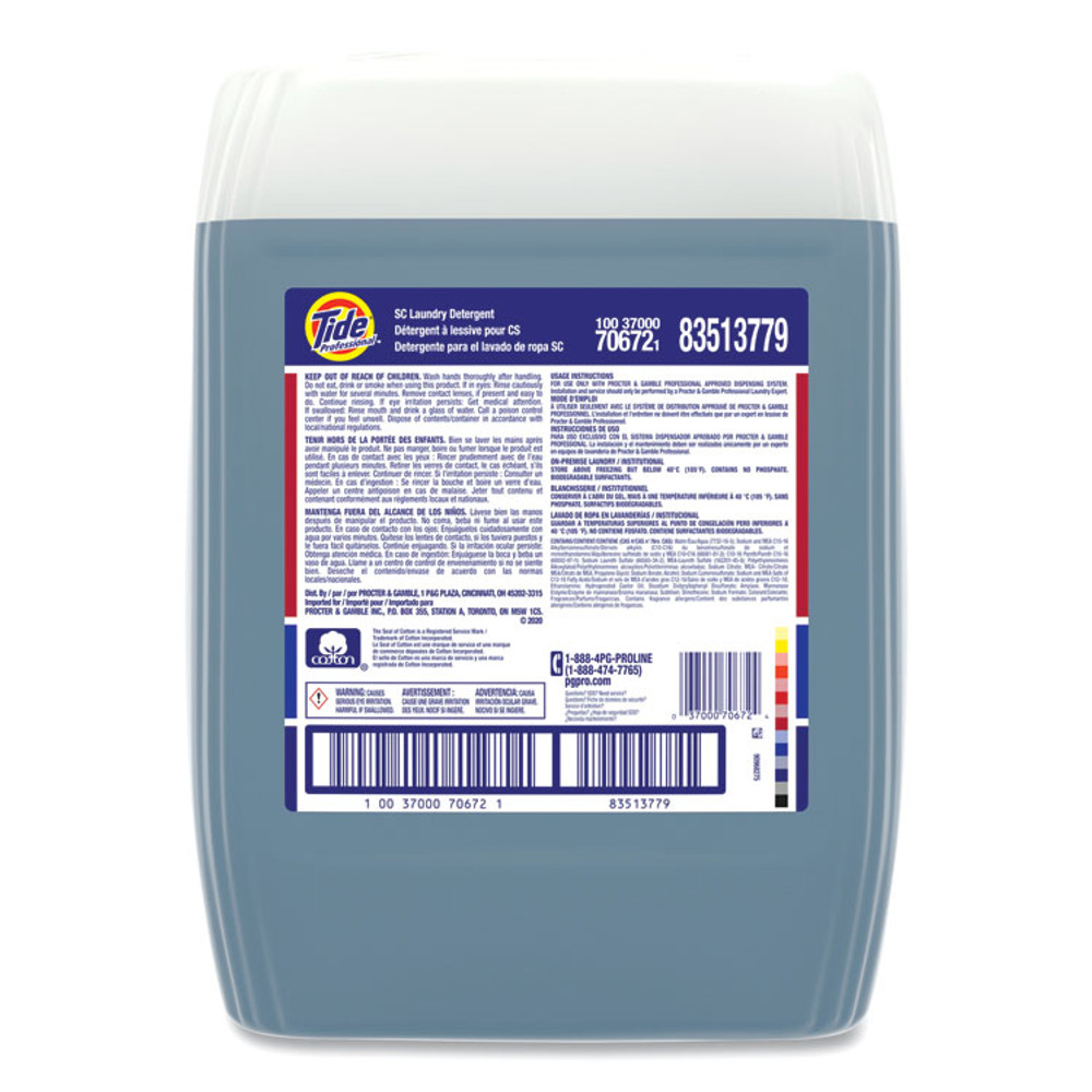 PROCTER & GAMBLE Tide® Professional™ 70672 SC Laundry Detergent, 5 gal Closed-Loop Container