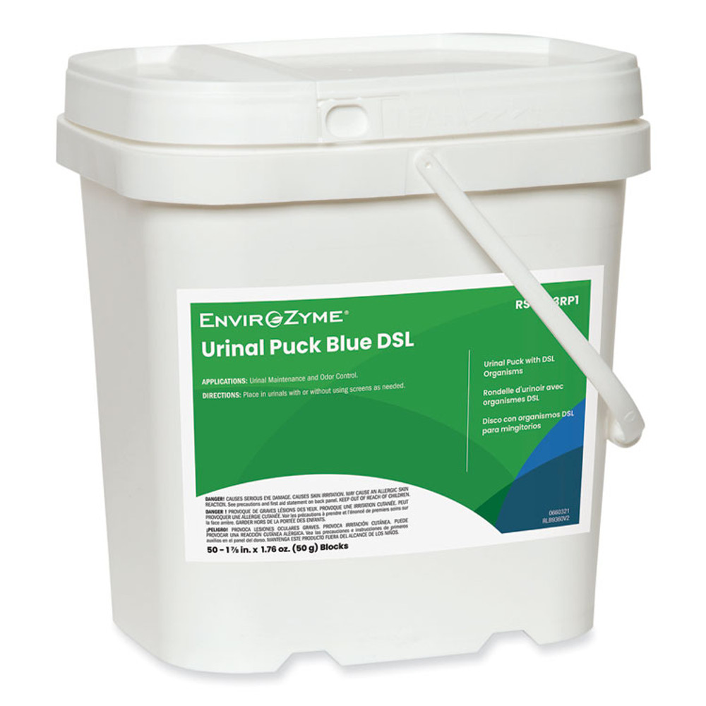BETCO CORPORATION Z603RP100 Urinal Puck Blue DSL, Fresh Scent, Blue, 50/Pack