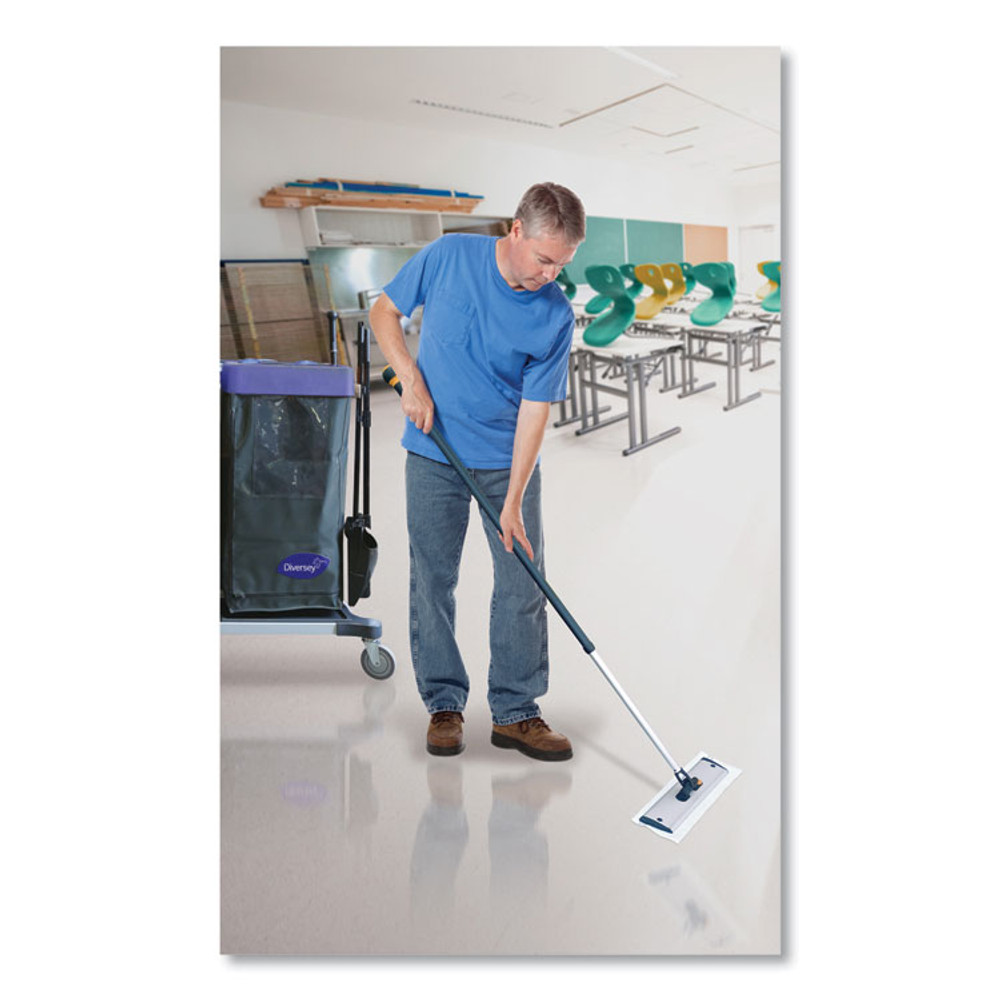 DIVERSEY D1232213 EasyMop Single-Use Microfiber Mop, 16 x 5.3, 10/Carton