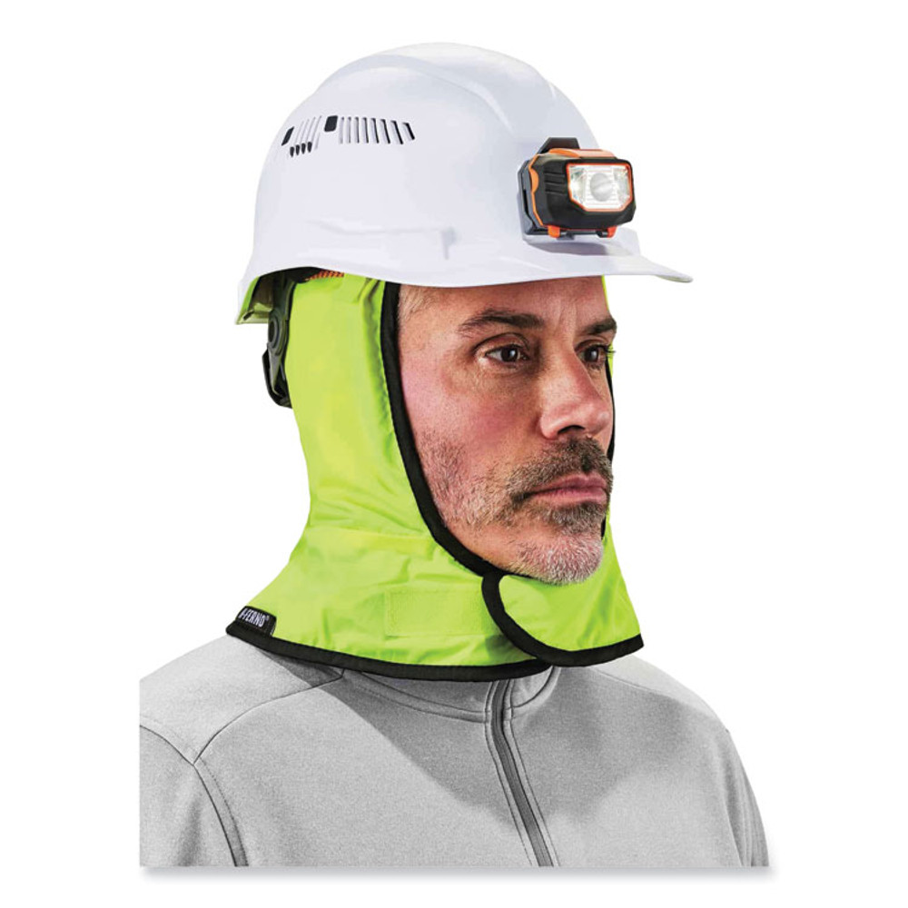 TENACIOUS HOLDINGS, INC. ergodyne® 16841 N-Ferno 6842 2-Layer Poly Shoulder Winter Liner, Fleece/Polyester, One Size Fits Most, Lime