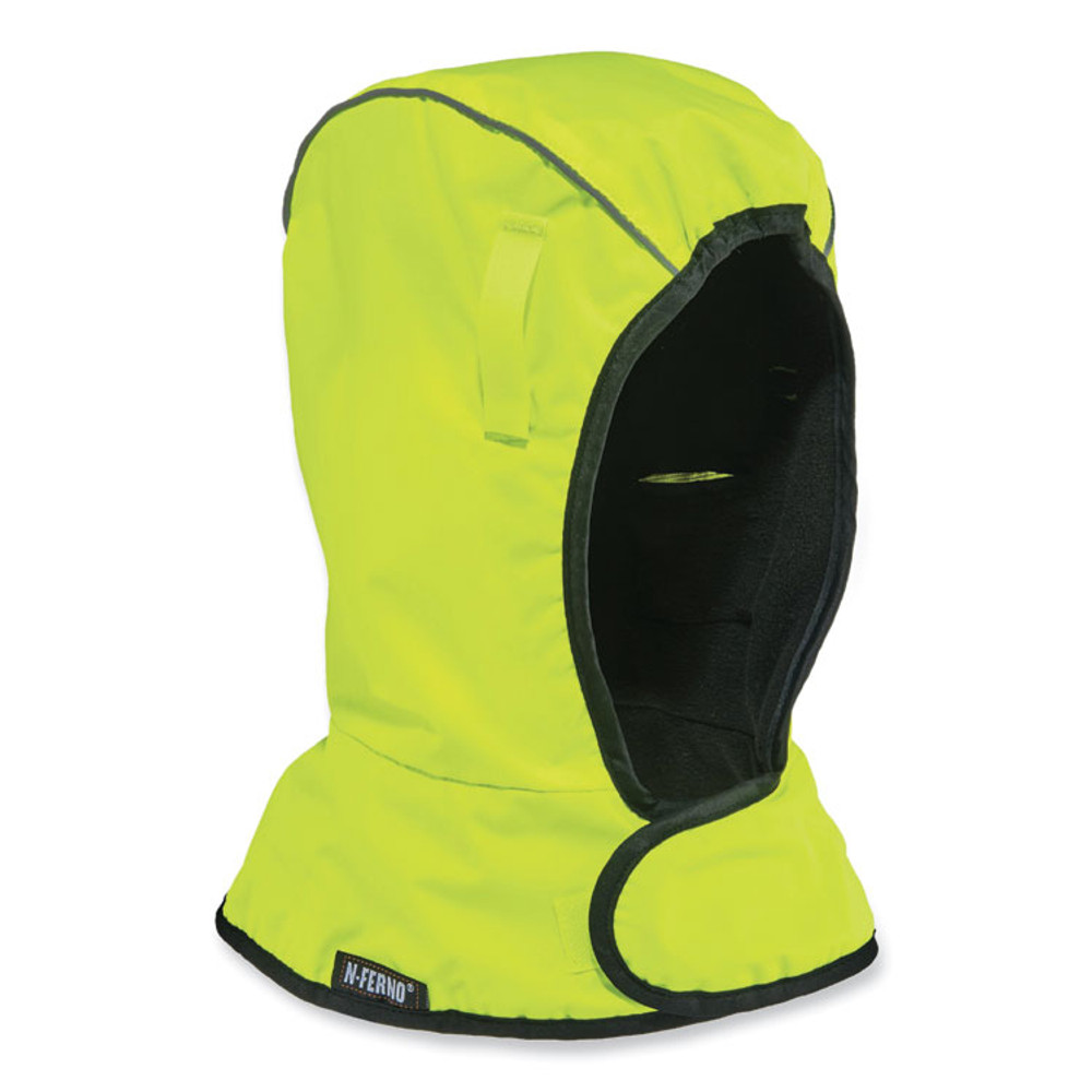 TENACIOUS HOLDINGS, INC. ergodyne® 16841 N-Ferno 6842 2-Layer Poly Shoulder Winter Liner, Fleece/Polyester, One Size Fits Most, Lime
