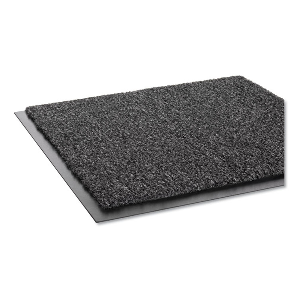 CROWN MATS & MATTING GS0034CH Rely-On Olefin Indoor Wiper Mat, Rectangular, Charcoal Gray Cut Pile Surface, 36" x 48"