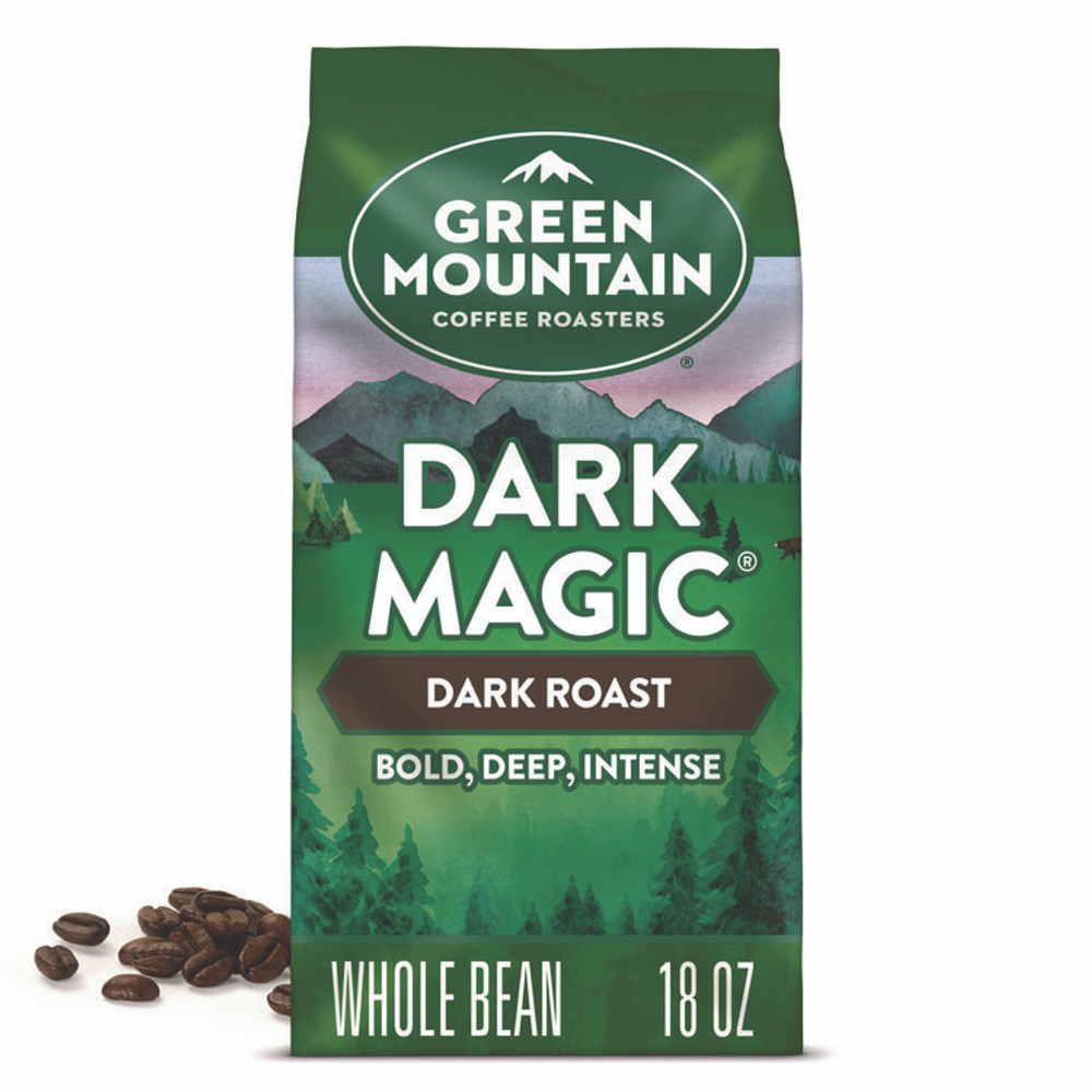 KEURIG DR PEPPER Green Mountain Coffee® 7568EA Dark Magic Whole Bean Coffee, 18 oz Bag