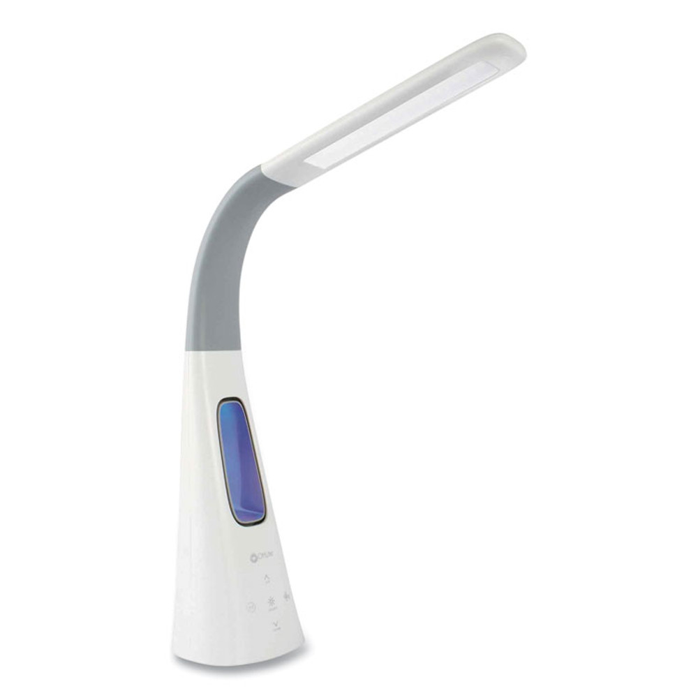 OTTLITE TECHNOLOGIES, INC F26WG9SHPR Cool Breeze Fan Lamp, 15" to 26.5" High, White