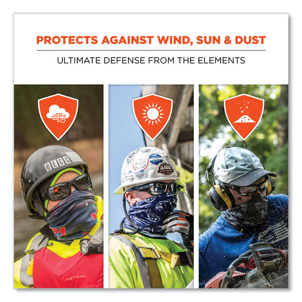 TENACIOUS HOLDINGS, INC. ergodyne® 42114 Chill-Its 6485 Multi-Band, Polyester, One Size Fits Most, Khaki Heather