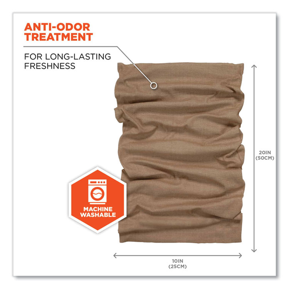 TENACIOUS HOLDINGS, INC. ergodyne® 42114 Chill-Its 6485 Multi-Band, Polyester, One Size Fits Most, Khaki Heather