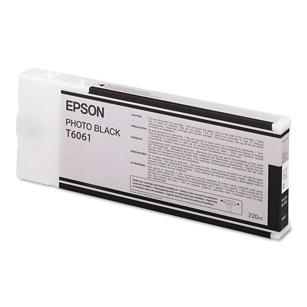 EPSON AMERICA, INC. T606100 T606100 (60) Ink, Photo Black