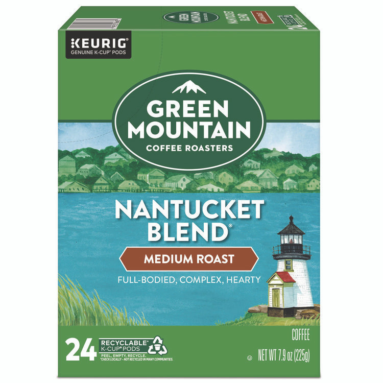 KEURIG DR PEPPER Green Mountain Coffee® 6663 Nantucket Blend Coffee K-Cups, 24/Box