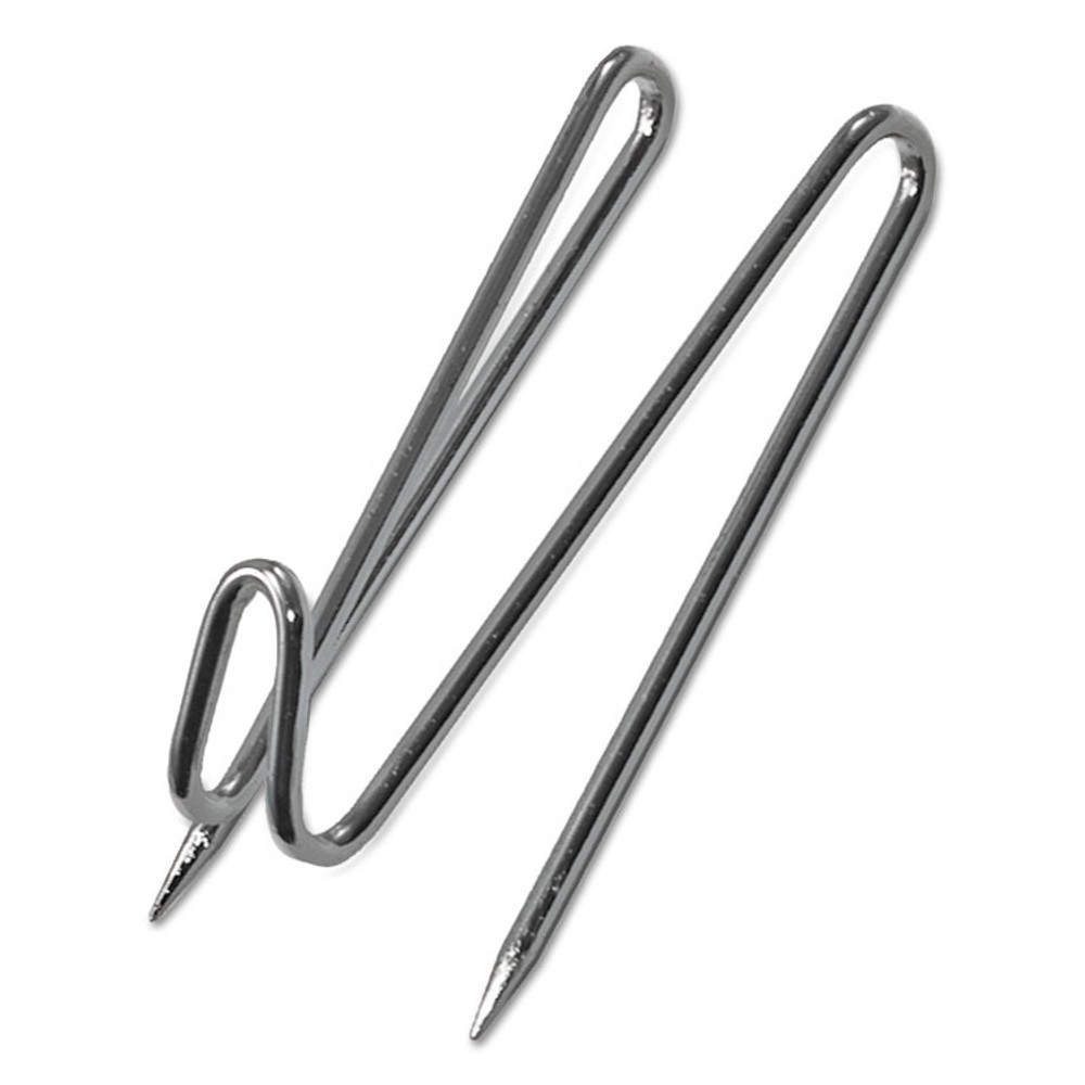 ADVANTUS CORPORATION 75370 Panel Wall Wire Hooks, Silver, 25 Hooks/Pack