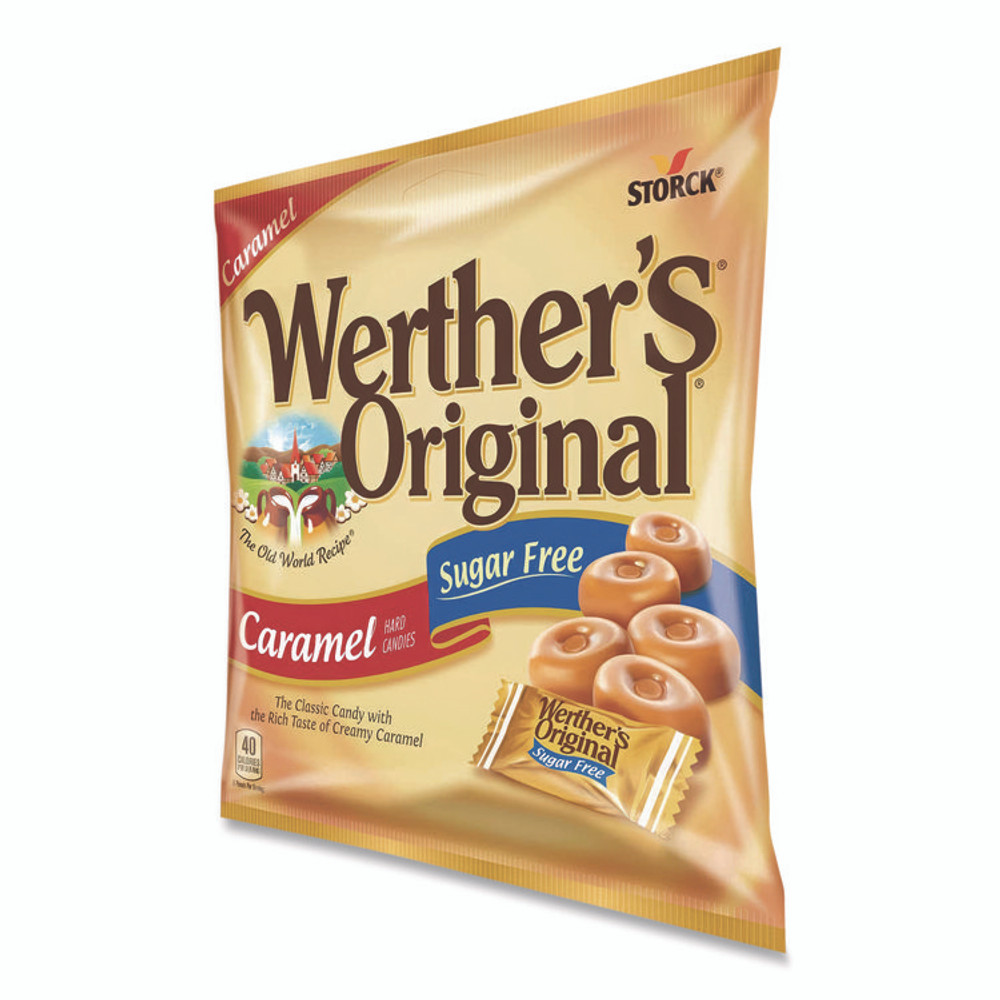 STORCK Werther's® Original® SUL831498 Hard Candies, Caramel, Individually Wrapped, 2.75 oz