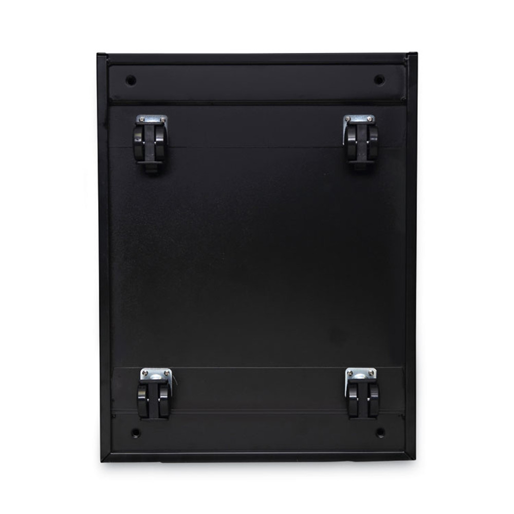 ALERA PABBFBL File Pedestal, Left or Right, 3-Drawers: Box/Box/File, Legal/Letter, Black, 14.96" x 19.29" x 27.75"