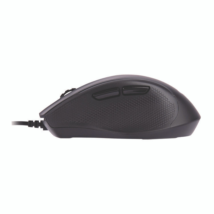 INNOVERA 61014 Full-Size Wired Optical Mouse, USB 2.0, Right Hand Use, Black