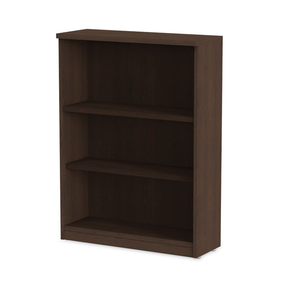 ALERA VA634432ES Alera Valencia Series Bookcase, Three-Shelf, 31.75w x 14d x 39.38h, Espresso
