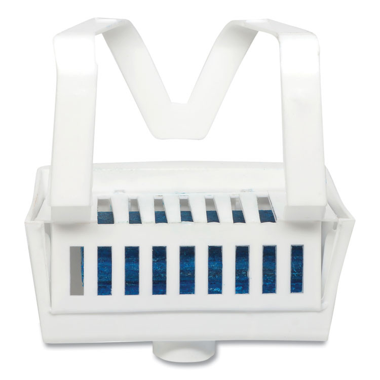 BIG D Industries 661 Non-Para Toilet Bowl Block, Lasts 30 Days, Evergreen Scent, White, 12/Box