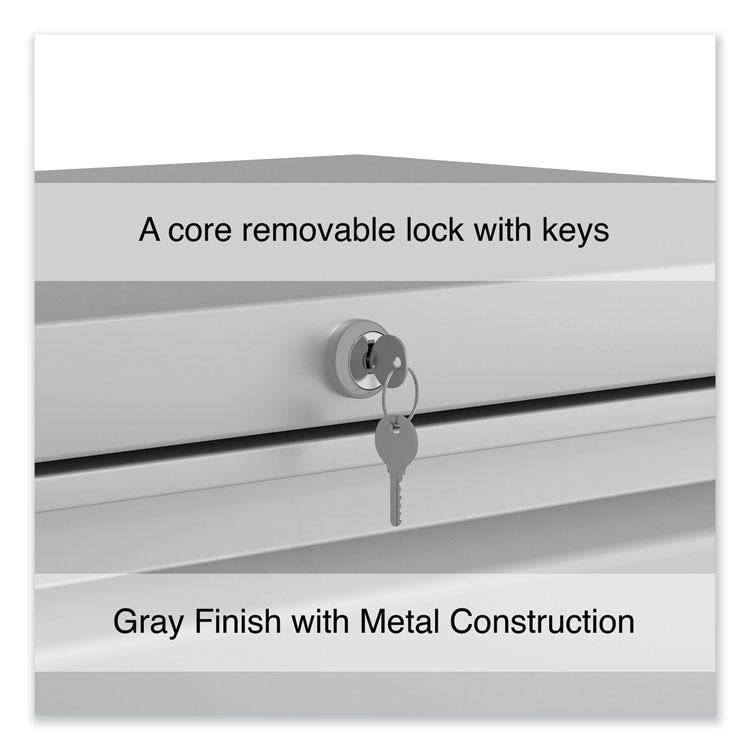 ALERA HLF3029LG Lateral File, 2 Legal/Letter-Size File Drawers, Light Gray, 30" x 18.63" x 28"