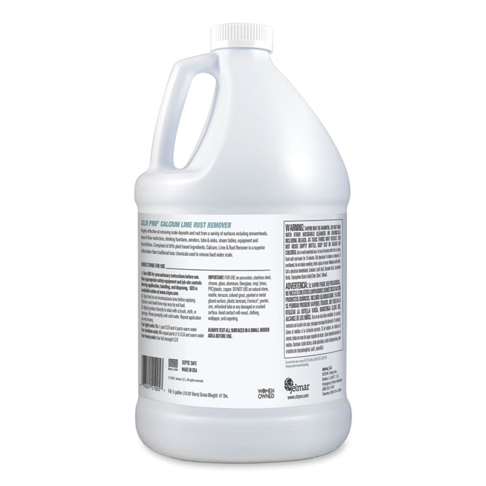 JELMAR, LLC CLR PRO® CL-4PRO Calcium, Lime and Rust Remover, 1 gal Bottle, 4/Carton
