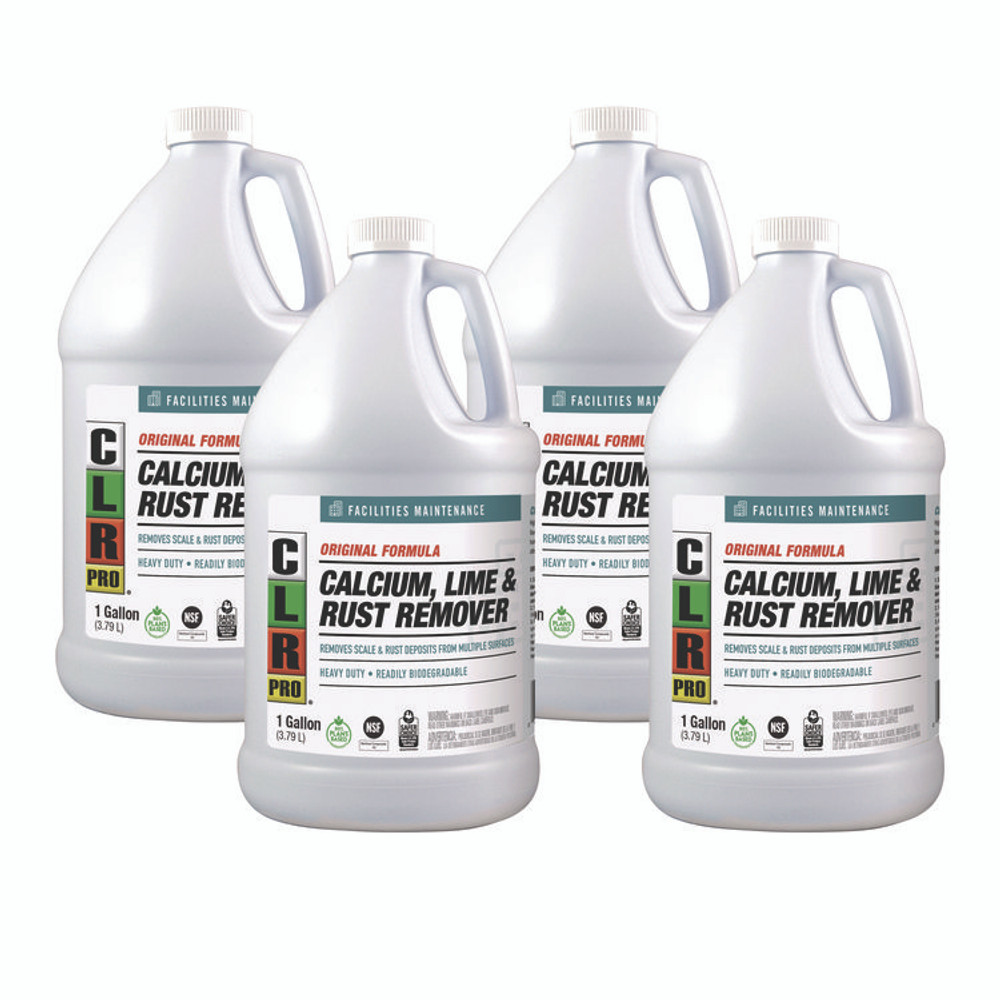JELMAR, LLC CLR PRO® CL-4PRO Calcium, Lime and Rust Remover, 1 gal Bottle, 4/Carton