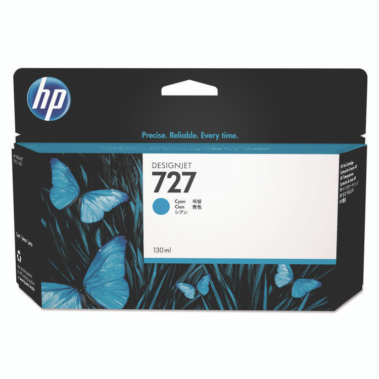 HP INC B3P19A HP 727, (B3P19A) Cyan Original Ink Cartridge