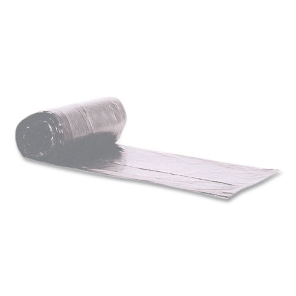 HERITAGE Z7660WS High-Density Waste Can Liners, 60 gal, 22 mic, 38" x 60", Silver, 150/Carton