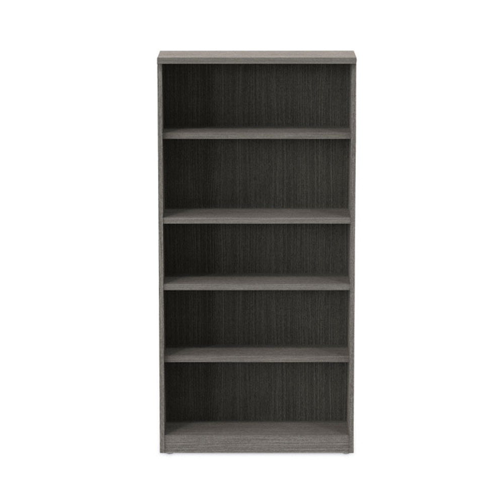 ALERA VA636632GY Alera Valencia Series Bookcase, Five-Shelf, 31.75w x 14d x 64.75h, Gray