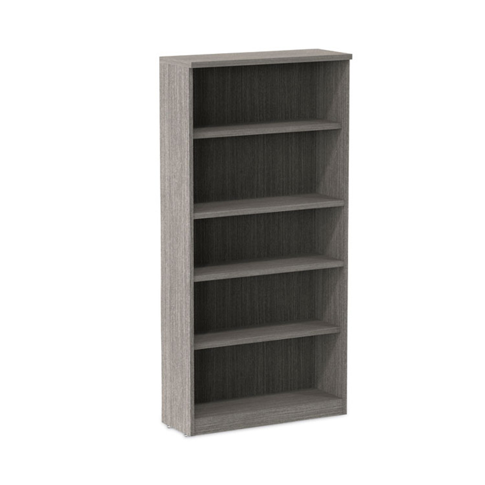 ALERA VA636632GY Alera Valencia Series Bookcase, Five-Shelf, 31.75w x 14d x 64.75h, Gray