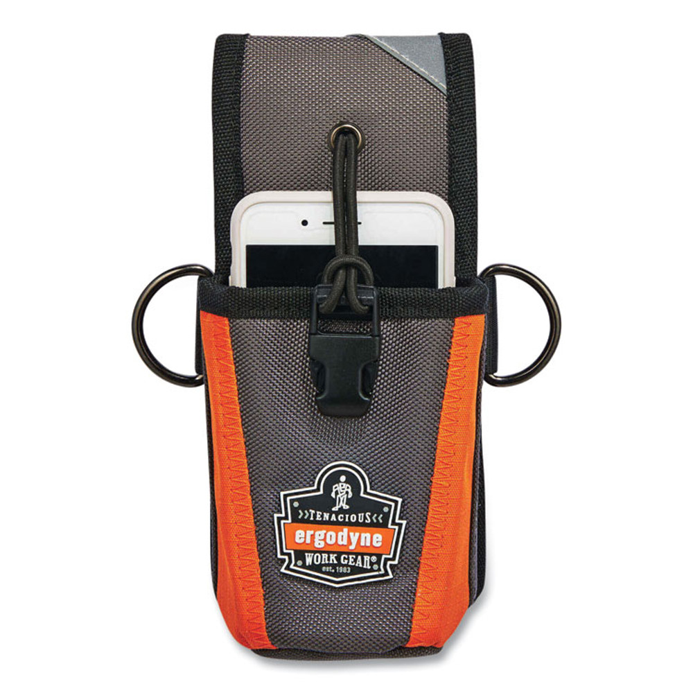 TENACIOUS HOLDINGS, INC. ergodyne® 13561 Arsenal 5561 Small Tool and Radio Loop Holster, 2.5 x 4.5 x 8.5, Polyester, Gray