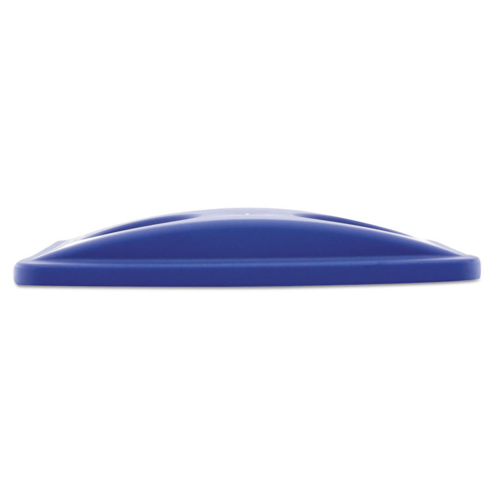 RUBBERMAID COMMERCIAL PROD. 269288BE Lid for Slim Jim Bottle Recycling Container, 20.38w x 11.38d x 2.75h, Blue