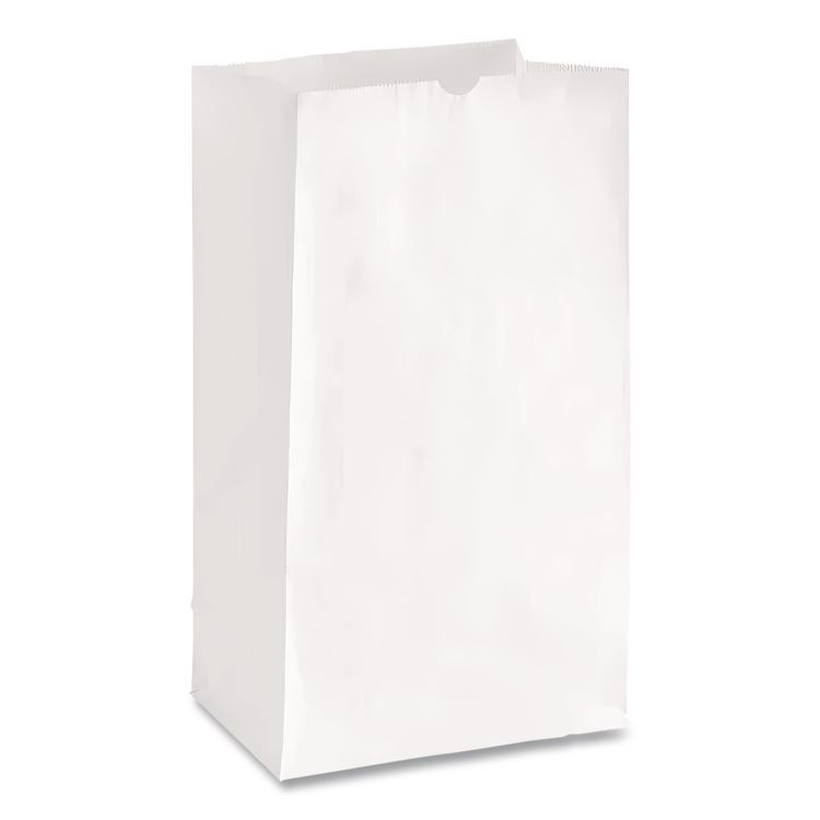 ROSS & WALLACE PAPER PRODUCTS, INC. GW16-500 Grocery Paper Bags, 16# Size, 40# Basis Weight, 7.75" x 4.75" x 16", White, 500/Bundle