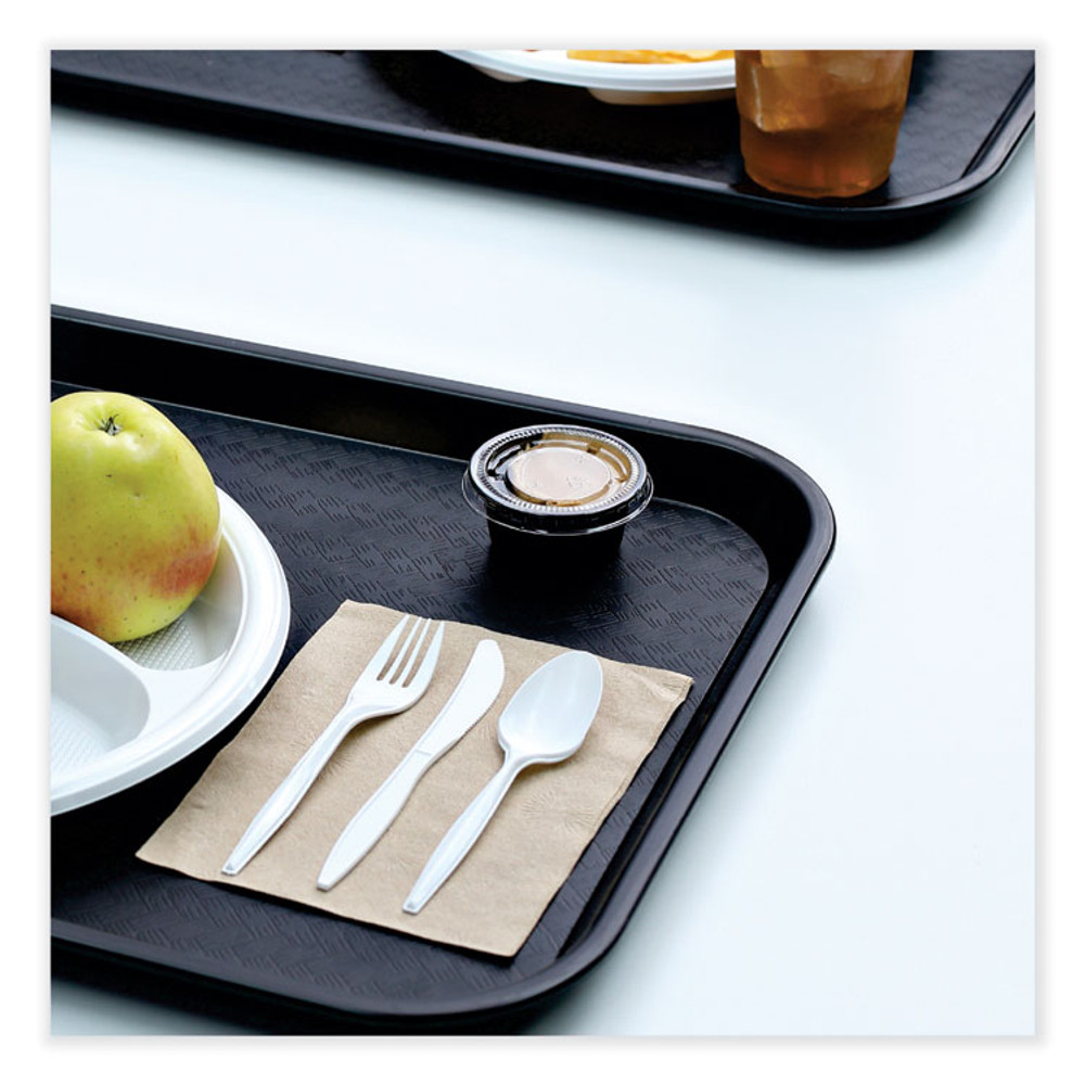 BOARDWALK PRTN2BL Souffle/Portion Cups, 2 oz, Plastic, Black, 125/Sleeve, 20 Sleeves/Carton