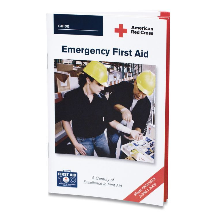 FIRST AID ONLY, INC. 730008 American Red Cross Emergency First Aid Guide, 48 Pages