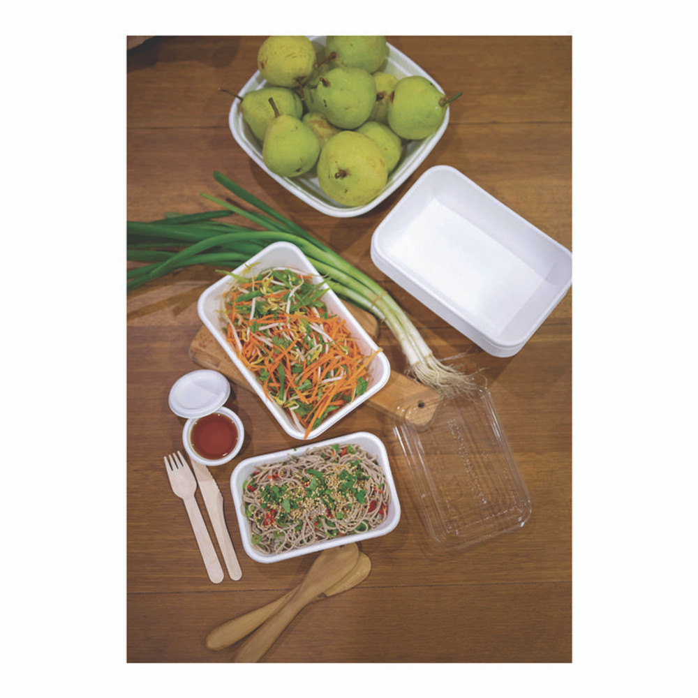 ECO-PRODUCTS,INC. EPSCRC16 WorldView Renewable Molded Fiber Containers, 16 oz, 4.7 x 7 x 1.5, White, 400/Carton