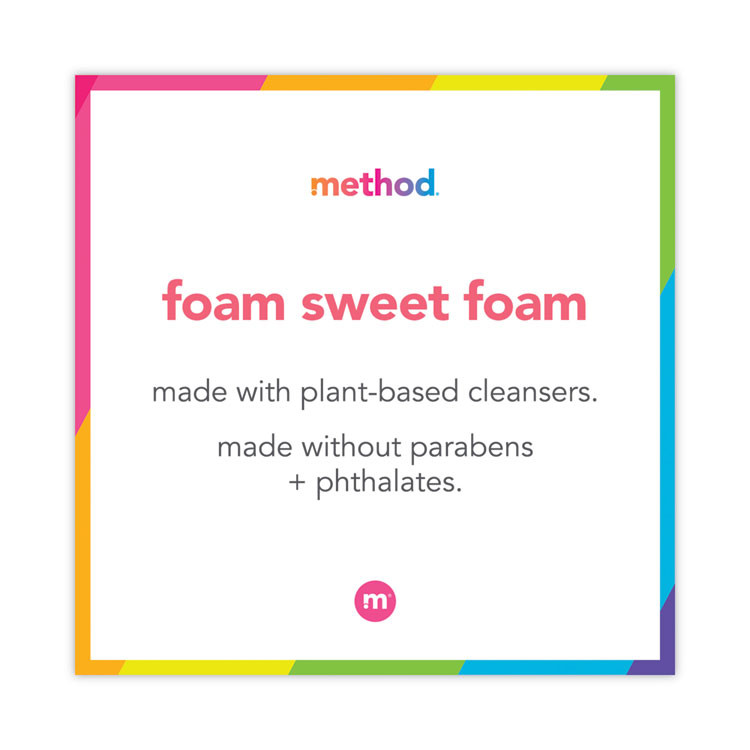 METHOD PRODUCTS INC. 01854 Foaming Hand Wash, Coconut Waters Scent, 10 oz