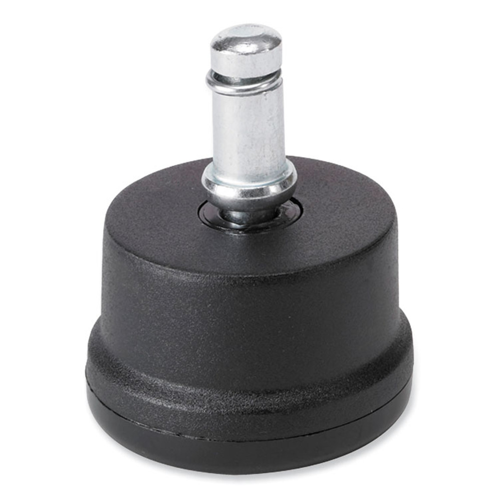 SAFCO PRODUCTS 5138 Task Master Nylon Glides, Grip Ring Stem, 2" x 1.38" Glide, Black, 5/Set