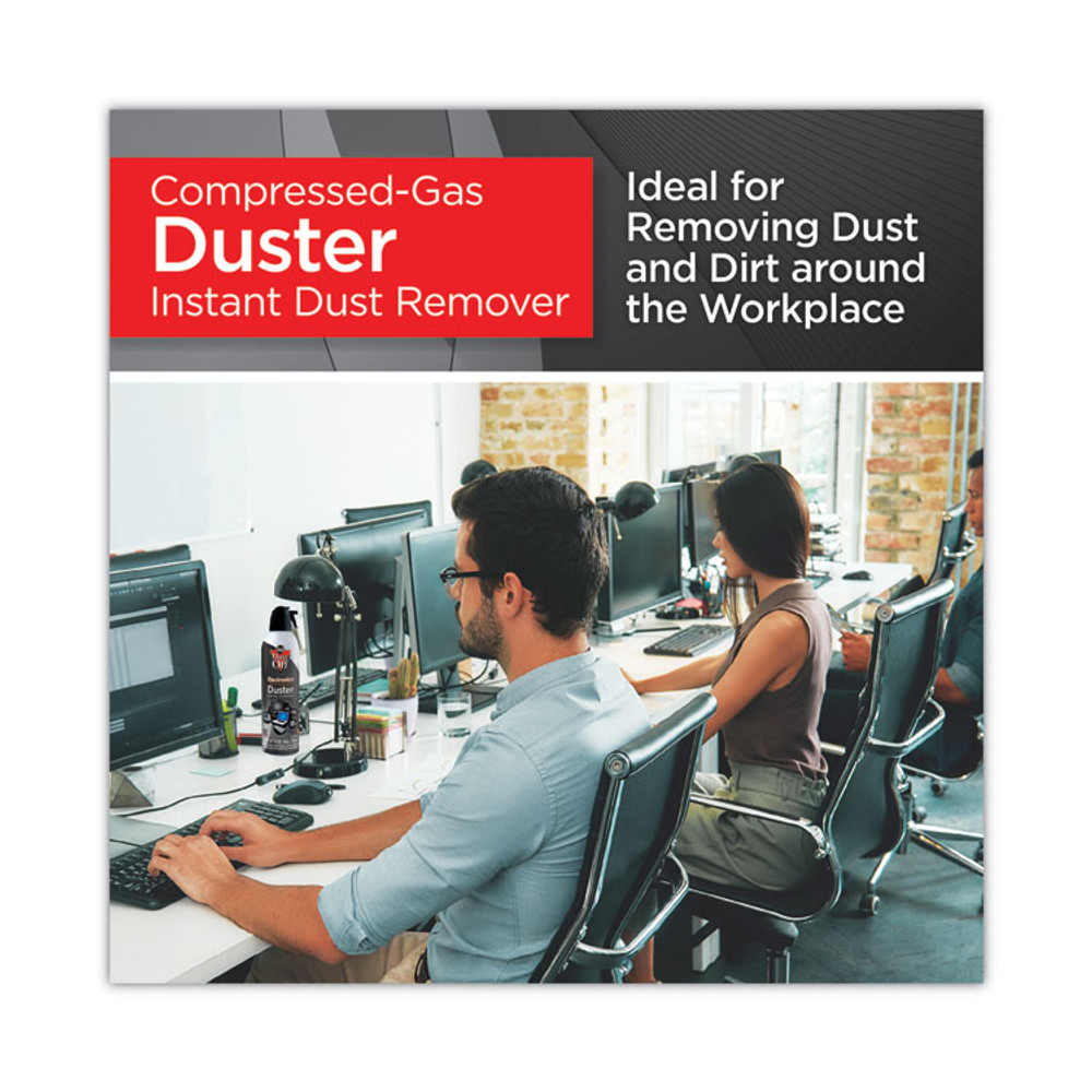 FALCON SAFETY Dust-Off® DPSJMB Disposable Compressed Air Duster, 17 oz Can