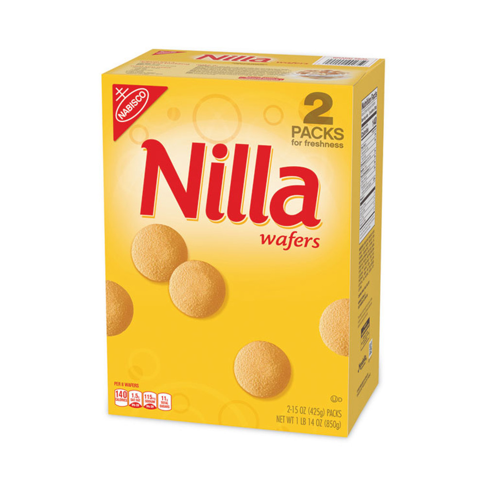 NABISCO FOOD GROUP 22000427 Nilla Wafers, 15 oz Box, 2 Boxes/Pack