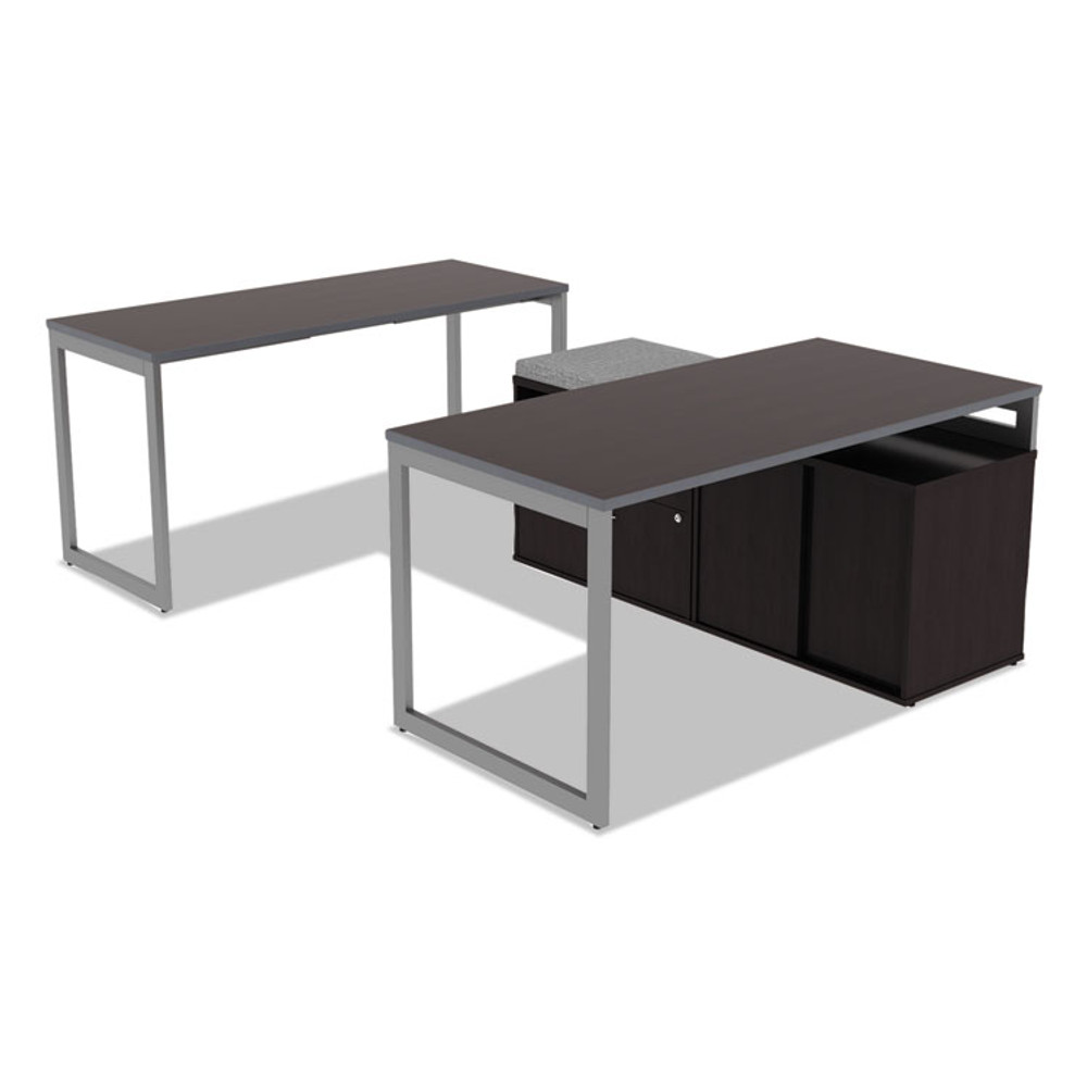 ALERA TT6030EW Reversible Laminate Table Top, Rectangular, 59.38w x 29.5d, Espresso/Walnut