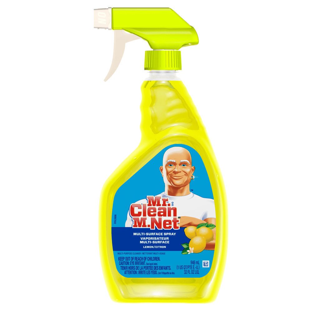 THE PROCTER & GAMBLE COMPANY 97337 Mr. Clean Multipurpose Cleaning Spray, Lemon Scent, 32 Oz Bottle