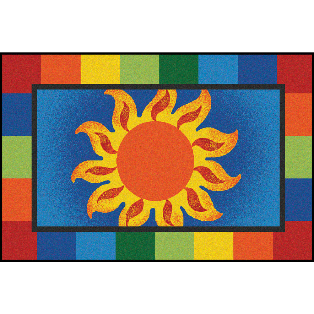 CARPETS FOR KIDS ETC. INC. Carpets For Kids 48.14  KID$Value Rugs Sunny Day Activity Rug, 4ft x 6ft , Multicolor