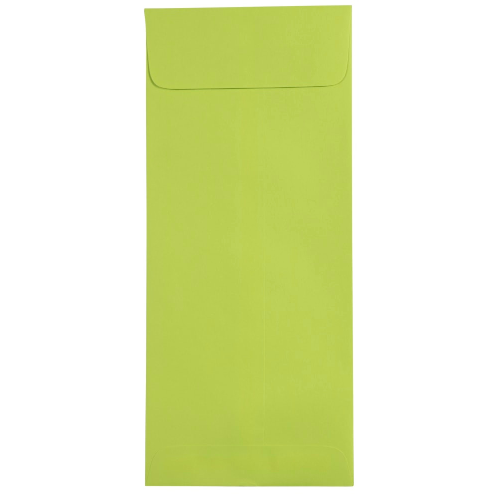 JAM PAPER AND ENVELOPE 3156403 JAM PAPER #14 Policy Business Colored Envelopes, 5 x 11 1/2, Ultra Lime Green, 25/Pack