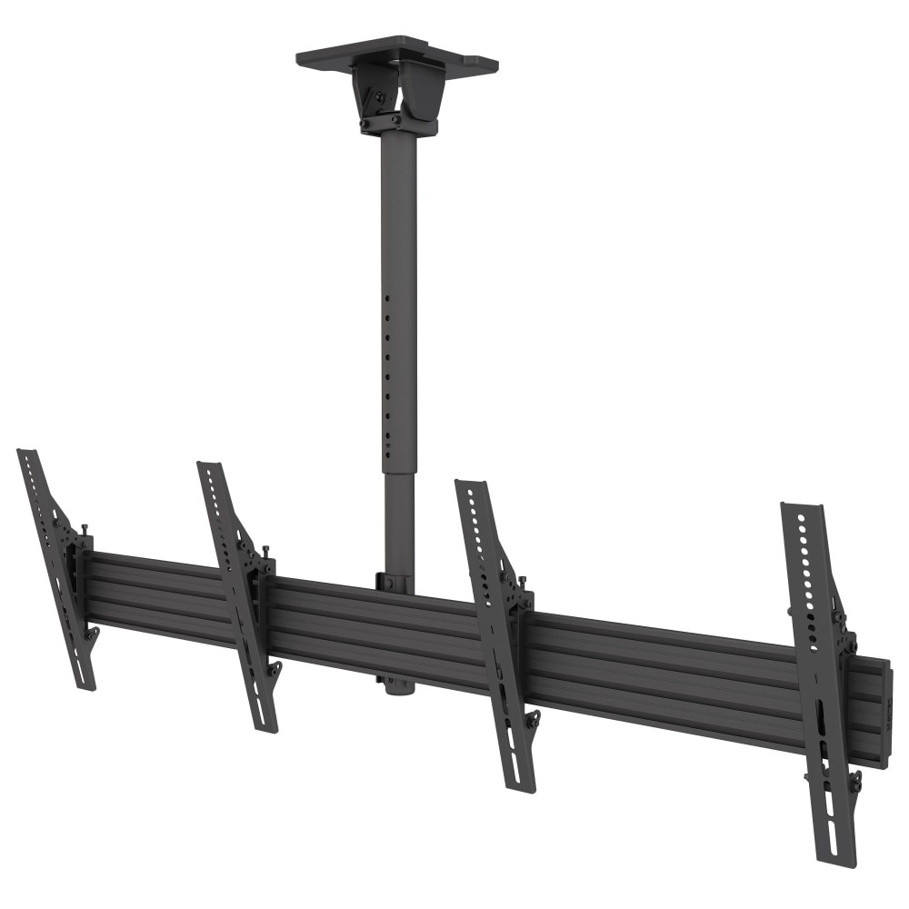 KANTO DISTRIBUTION Kanto MBC211T  MBC211T Ceiling Mount for Menu Board, Digital Signage Display, Display Screen, TV - Height Adjustable - 2 Display(s) Supported - 40in to 60in Screen Support - 132 lb Load Capacity - 75 x 75, 600 x 400 - VESA Mount Co