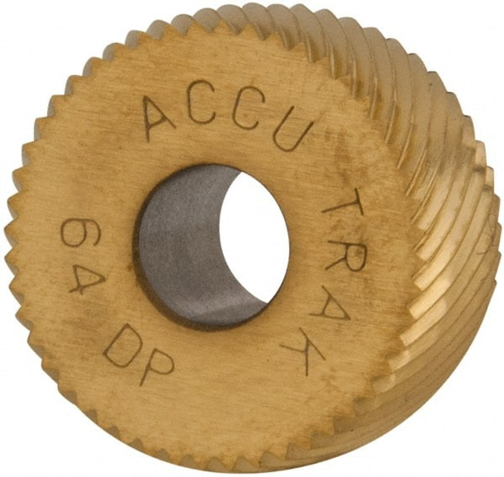MSC KPLV064 Convex Knurl Wheel: 3/4" Dia, 80 ° Tooth Angle, Diagonal, Cobalt