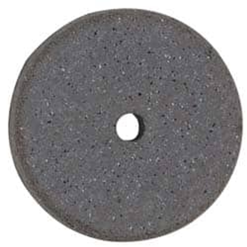 Cratex 408 C Surface Grinding Wheel: 4" Dia, 1/2" Thick, 1/2" Hole