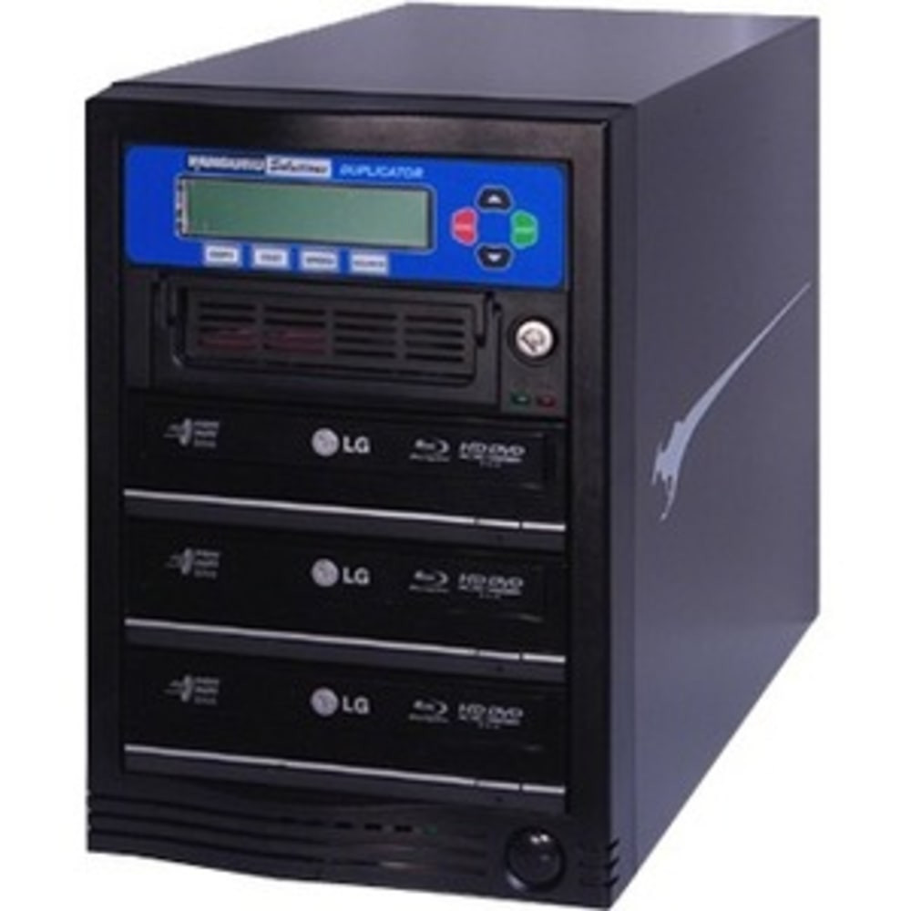 KANGURU BR-DUPE-S3  Blu-Ray Duplicator 3 Target - Disk duplicator - BD-RE x 3 - max drives: 3 - USB - external - TAA Compliant