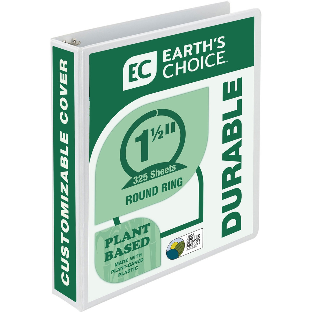 Samsill Corporation Samsill 18957 Samsill Earth's Choice Plant-based Durable View Binder