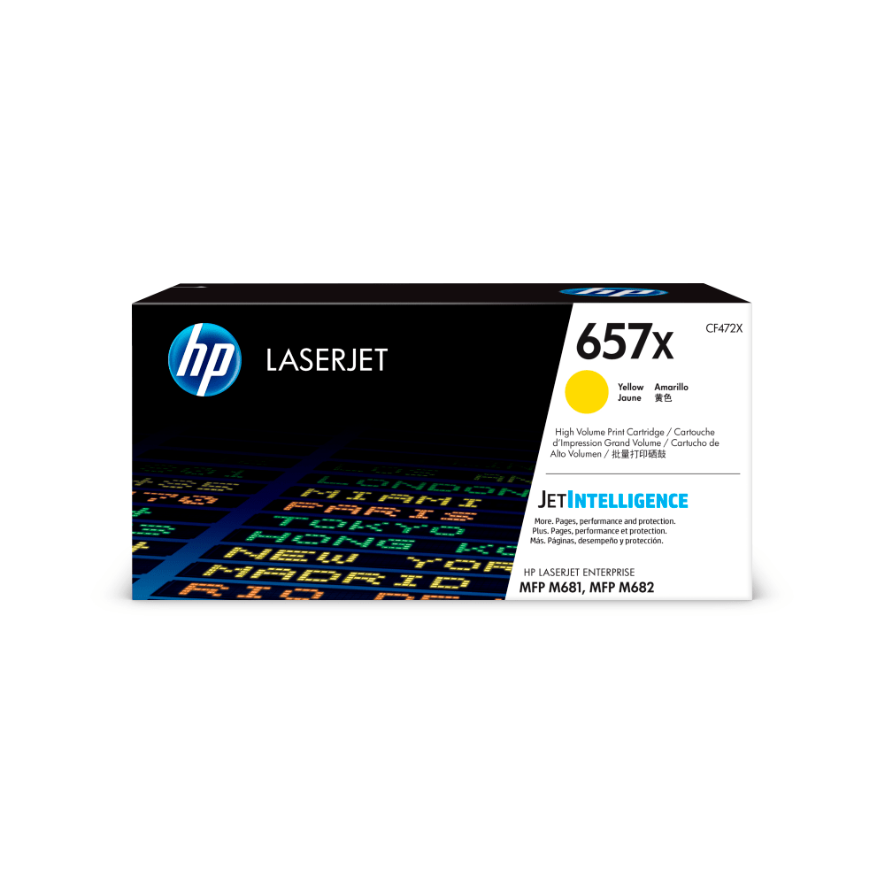 HP INC. CF472X HP 657X Yellow High Yield Toner Cartridge, CF472X