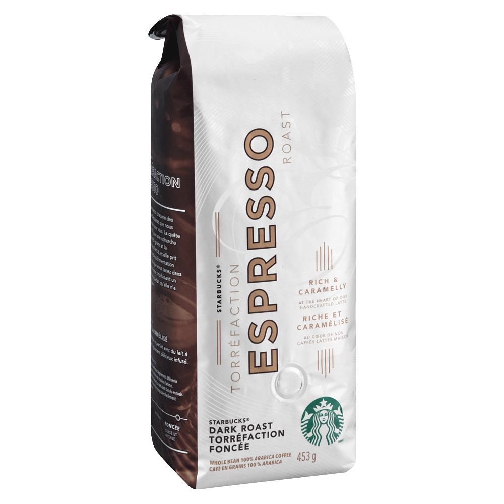 PACTIV CORP Starbucks 12411947  Whole Bean Coffee, Dark Roast, Espresso, 1 Lb Per Bag