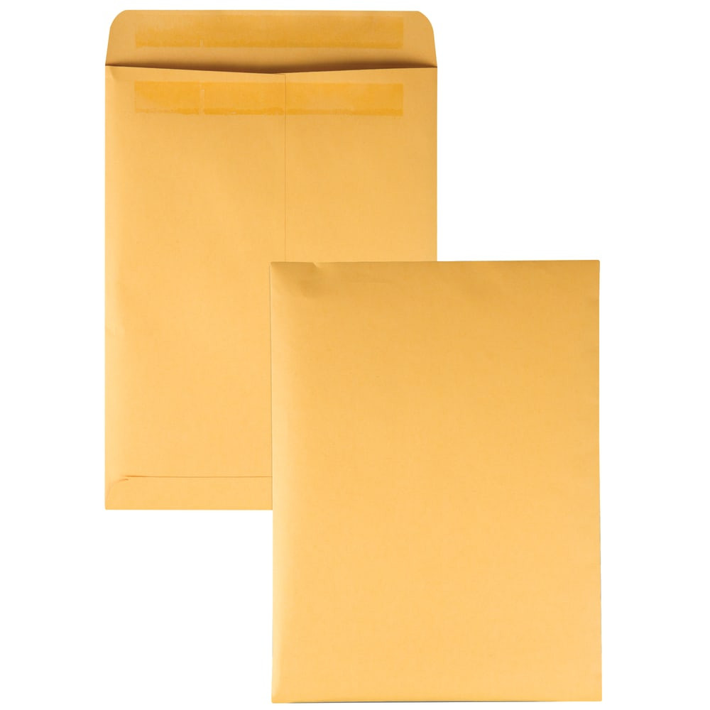 QUALITY PARK PRODUCTS 43562 Quality Park Redi-Seal Catalog Envelopes, 9in x 12in, Kraft, Box Of 250