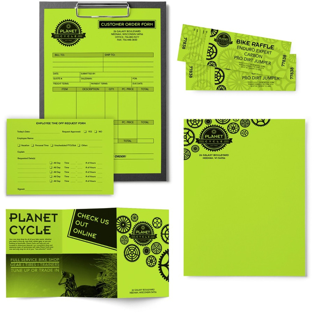 Neenah Paper, Inc Astrobrights 21859 Astrobrights Color Copy Paper - Vulcan Green