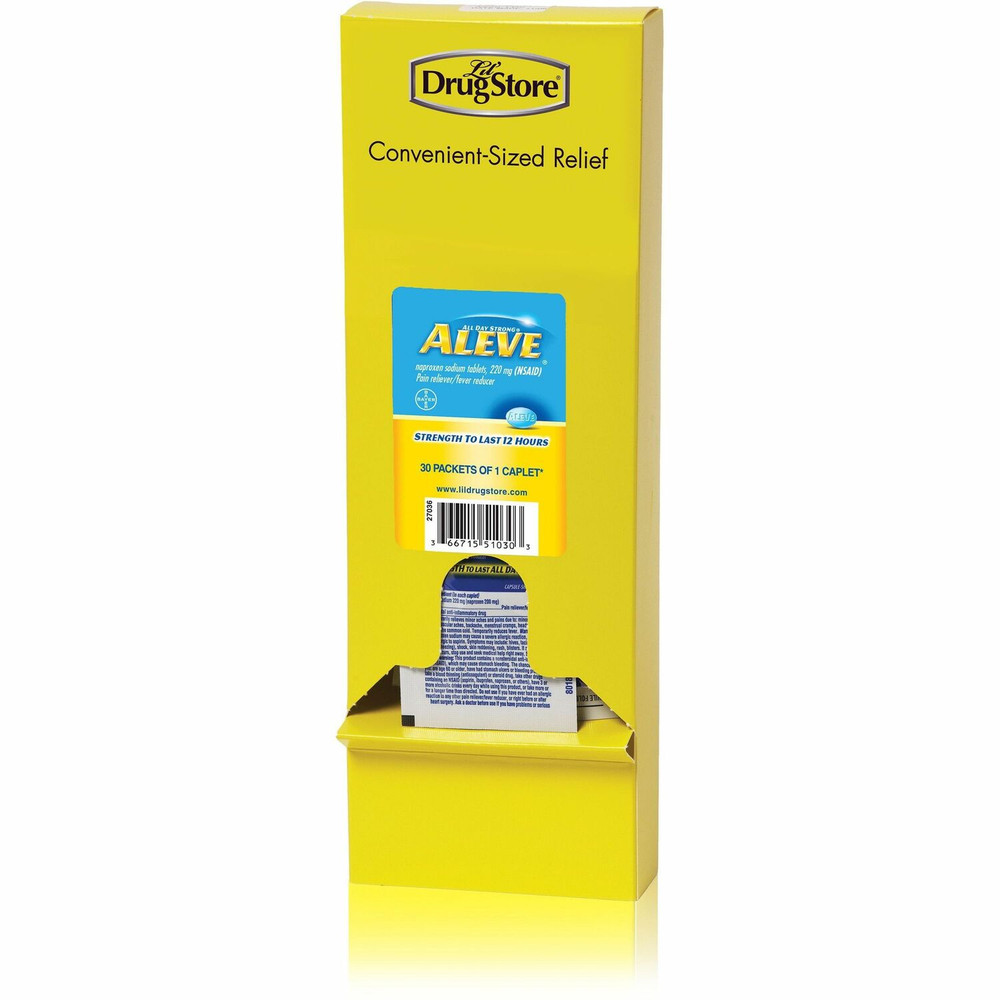 Lil' Drug Store Products, Inc Lil' Drug Store 51030 Aleve Pain Reliever/Fever Reducer Single-Dose Refills