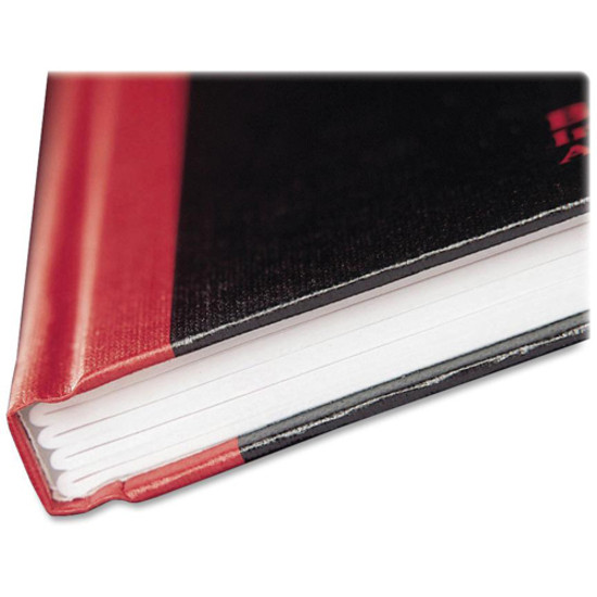 Mead Black n' Red E66857 Black n' Red Casebound Ruled Notebooks - A5